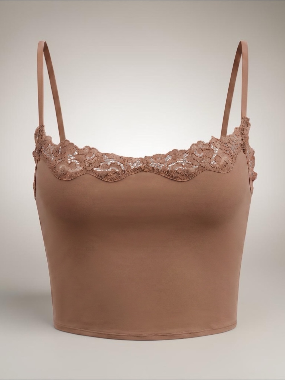 🧸SKIMS Fits Everybody Lace-Trimmed Camisole | Sienna | S | 🏷️